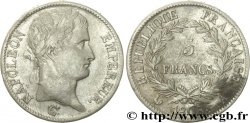 5 francs Napoléon Ier tête laurée, République française 1808 Paris F.306/2 TB35 