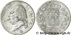 5 Francs Louis XVIII, tête nue 1821 Paris F.309/60