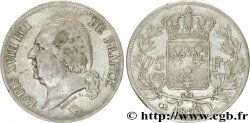 5 francs Louis XVIII, tête nue 1823 Bayonne F.309/83