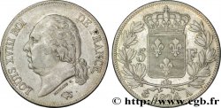 5 francs Louis XVIII, tête nue 1824 Paris F.309/88