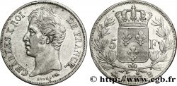5 francs Charles X, 2e type 1827 Rouen F.311/2