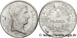 5 francs Napoléon Empereur, République française 1808 Rouen F.306/3