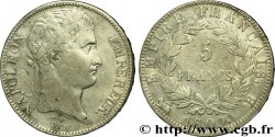5 francs Napoléon Empereur, Empire français 1809 Rouen F.307/2