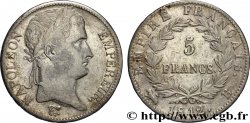 5 francs Napoléon Empereur, Empire français 1812 Rouen F.307/42