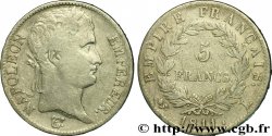 5 francs Napoléon Empereur, Empire français 1811 Bayonne F.307/34