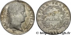 5 francs Napoléon Empereur, Empire français 1813 Lille F.307/75