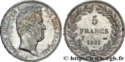 5 francs type Tiolier avec le I, tranche en creux 1831 Nantes F.315/26
