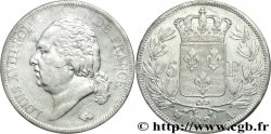 5 francs Louis XVIII, tête nue 1821 Paris F.309/60