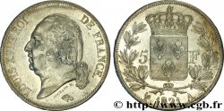 5 francs Louis XVIII, tête nue 1821 Paris F.309/60
