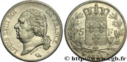 5 francs Louis XVIII, tête nue 1821 Paris F.309/60