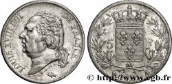 5 francs Louis XVIII, tête nue 1821 Paris F.309/60