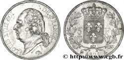 5 francs Louis XVIII, tête nue 1821 Paris F.309/60