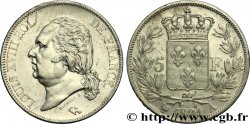 5 francs Louis XVIII, tête nue 1821 Paris F.309/60