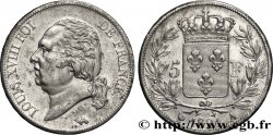 5 francs Louis XVIII, tête nue 1821 Paris F.309/60