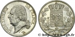 5 francs Louis XVIII, tête nue 1823 Paris F.309/76