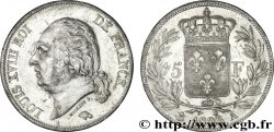 5 francs Louis XVIII, tête nue 1823 Paris F.309/76