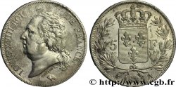 5 francs Louis XVIII, tête nue 1823 Paris F.309/76