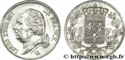 5 francs Louis XVIII, tête nue 1824 Bordeaux F.309/91