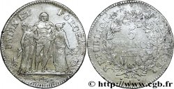 5 francs Union et Force, Union serré, avec glands intérieurs et gland extérieur 1796 Paris F.288/2