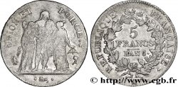 5 francs Union et Force, Union serré, seulement gland extérieur 1797 Paris F.294/4