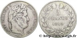 5 francs IIIe type Domard 1845 Lille F.325/9 VF25 