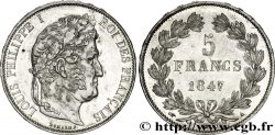 5 francs IIIe type Domard 1847 Paris F.325/14 TTB53 