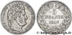 5 francs IIIe type Domard 1847 Bordeaux F.325/16