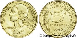 5 centimes Marianne, BU (Brillant Universel) 2000 Pessac F.125/44