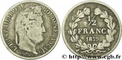 1/2 franc Louis-Philippe 1839 Paris F.182/78 B10 