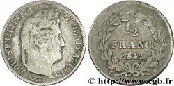 1/2 franc Louis-Philippe 1842 Paris F.182/94 TB28 