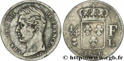 1/4 franc Charles X 1826 Bayonne F.164/5 TB18 