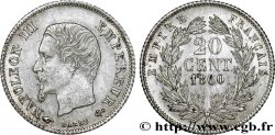 20 centimes Napoléon III, tête nue 1860 Paris F.148/14 SUP60 
