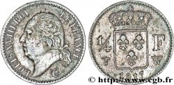 1/4 franc Louis XVIII 1817 Lille F.163/11