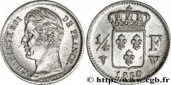 1/4 franc Charles X 1830 Lille F.164/42