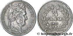 1/4 franc Louis-Philippe 1839 Paris F.166/74 TTB45 