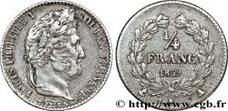 1/4 franc Louis-Philippe 1839 Paris F.166/74 TTB52 