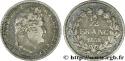 1/2 franc Louis-Philippe 1838 Paris F.182/73 BC35 