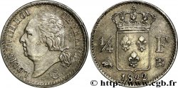 1/4 franc Louis XVIII 1822 Rouen F.163/22