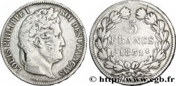 5 francs Ier type Domard, tranche en relief 1831 Limoges F.320/6