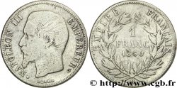 1 franc Napoléon III, tête nue  1860 Strasbourg F.214/19 B12 