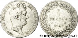 5 francs type Tiolier avec le I, tranche en creux 1830 Toulouse F.315/9