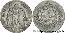 5 francs Union et Force, Union serré, avec glands intérieurs et gland extérieur 1799 Paris F.288/95
