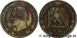 Un centime Napoléon III, tête nue 1857 Lyon F.102/35 TTB50 