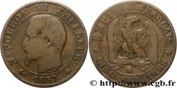 Cinq centimes Napoléon III, tête nue 1857 Strasbourg F.116/39 TB20 