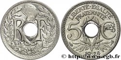 5 centimes Lindauer, petit module 1924  F.122/8 MS63 