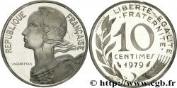 Piéfort argent de 10 centimes Marianne 1979 Pessac F.144/19P FDC68 