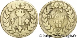 Un décime à l’L couronnée 1815  Strasbourg F.132A/1 TB15 
