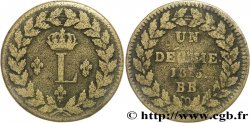 Un décime à l’L couronnée 1815  Strasbourg F.132A/3 TB25 