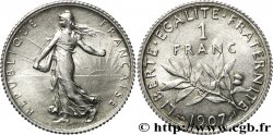 1 franc Semeuse 1907 Paris F.217/12 SUP58 