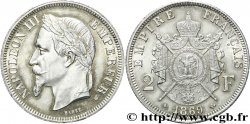 2 francs Napoléon III, tête laurée 1869 Strasbourg F.263/11